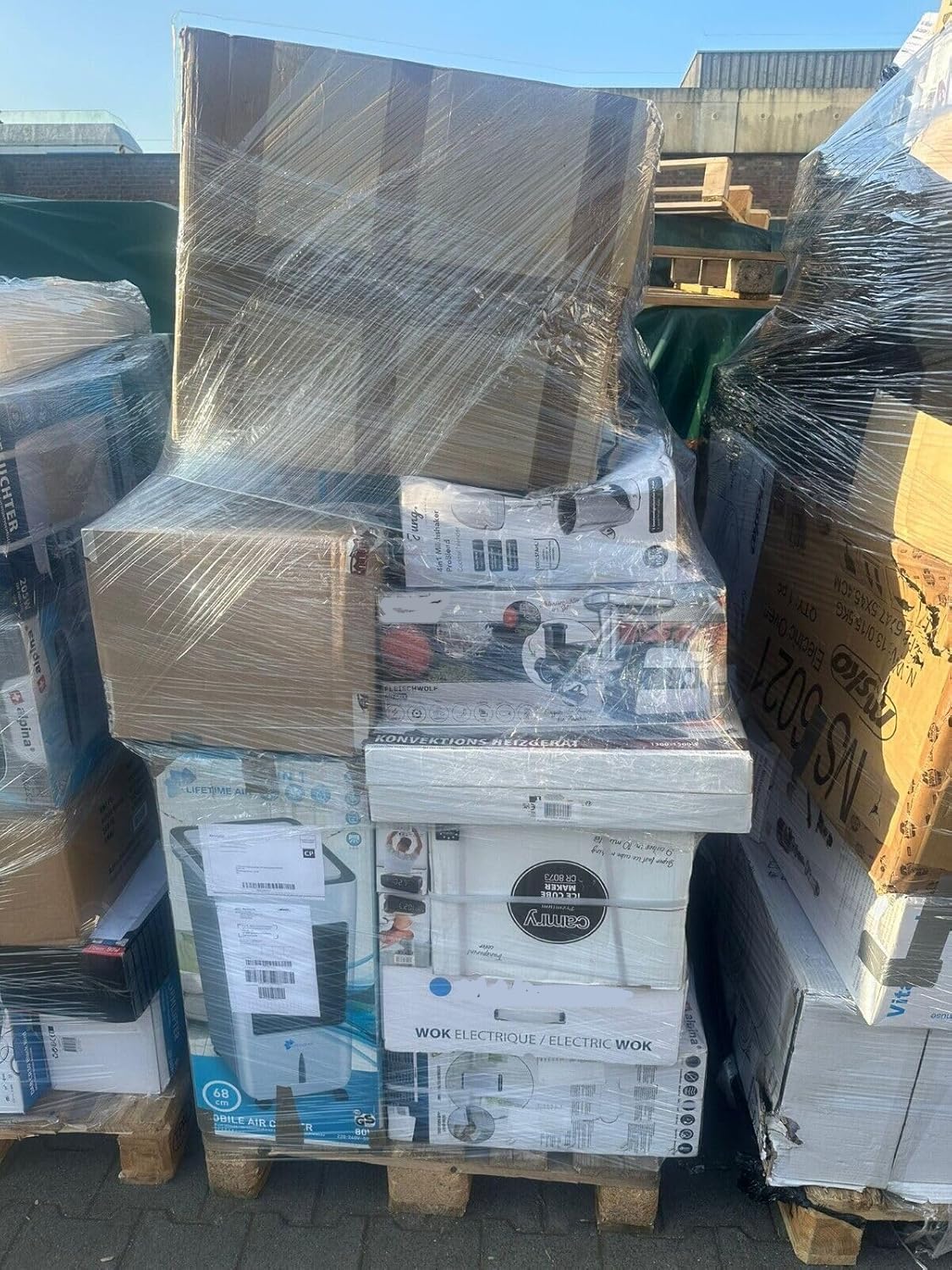 5-40 STK. Palettenware Haushaltswaren Multimedia A Ware B Ware Palette Elektronik Geschenkbox 3HDSS