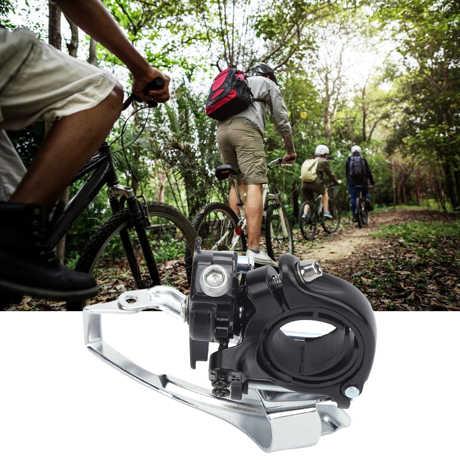 Deragliatore Anteriore per Corone a Tre Denti di 42-34-24T e 42-32-22T per Mountain Bike