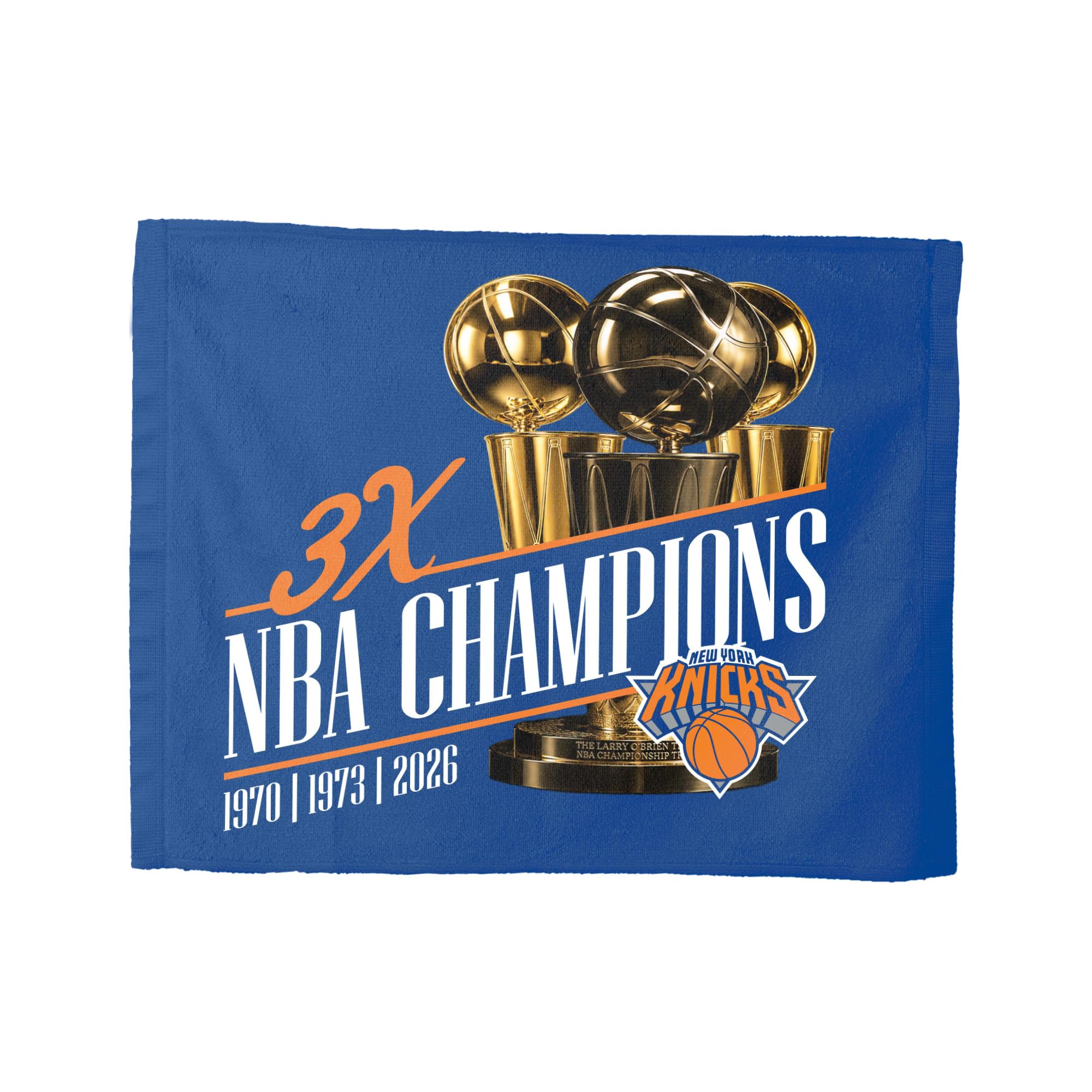 Northwest New York Knicks 2026 NBA Champions Multi-Champs Rally Towel, Lightweight Fan Gear, Wave Ready Stadium Sideline Accessory, 15 x 18 Inch