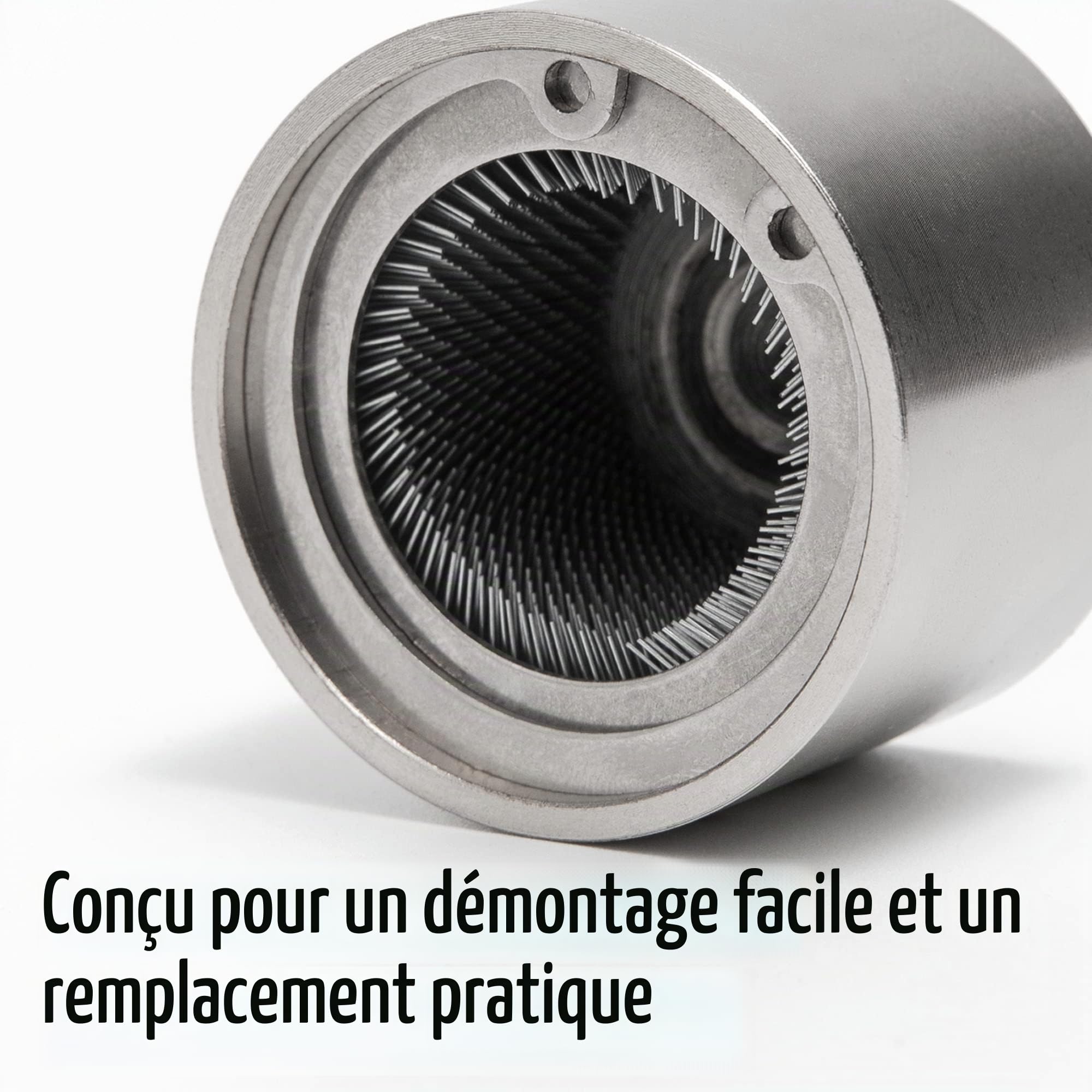 Nettoyeur de tuyaux en cuivre entièrement métallique de 2,5 cm, Brosse de Nettoyage pour perceuse avec brosses remplaçables, pour plombiers Professionnels et industriels