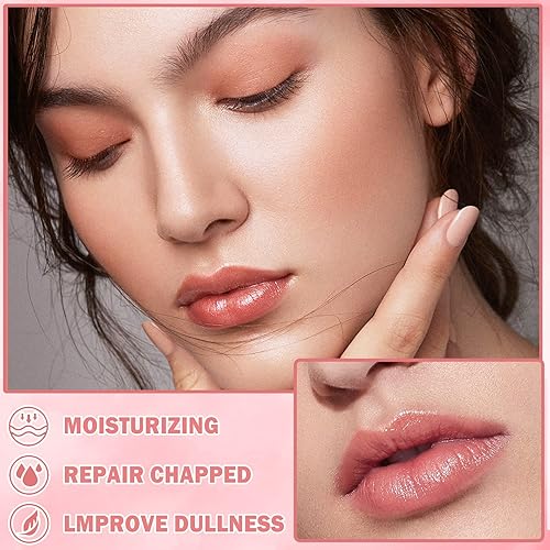 Miniatura 5 de 2 bálsamos labiales de abeja para miel, bálsamo labial de miel con cuchara de miel, máscara hidratante para labios que evita los labios secos y