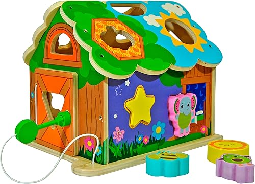 Niños Euroswan - Formas de Madera La Granja de Los FROOTIMALS, Multicolor (FT00032)