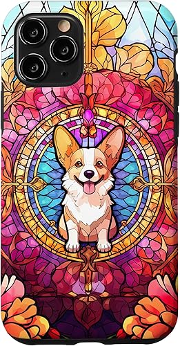 Funda estética para iPhone 11 Pro con diseño de corgi Funda estética para iPhone 11 Pro con diseño de corgi
