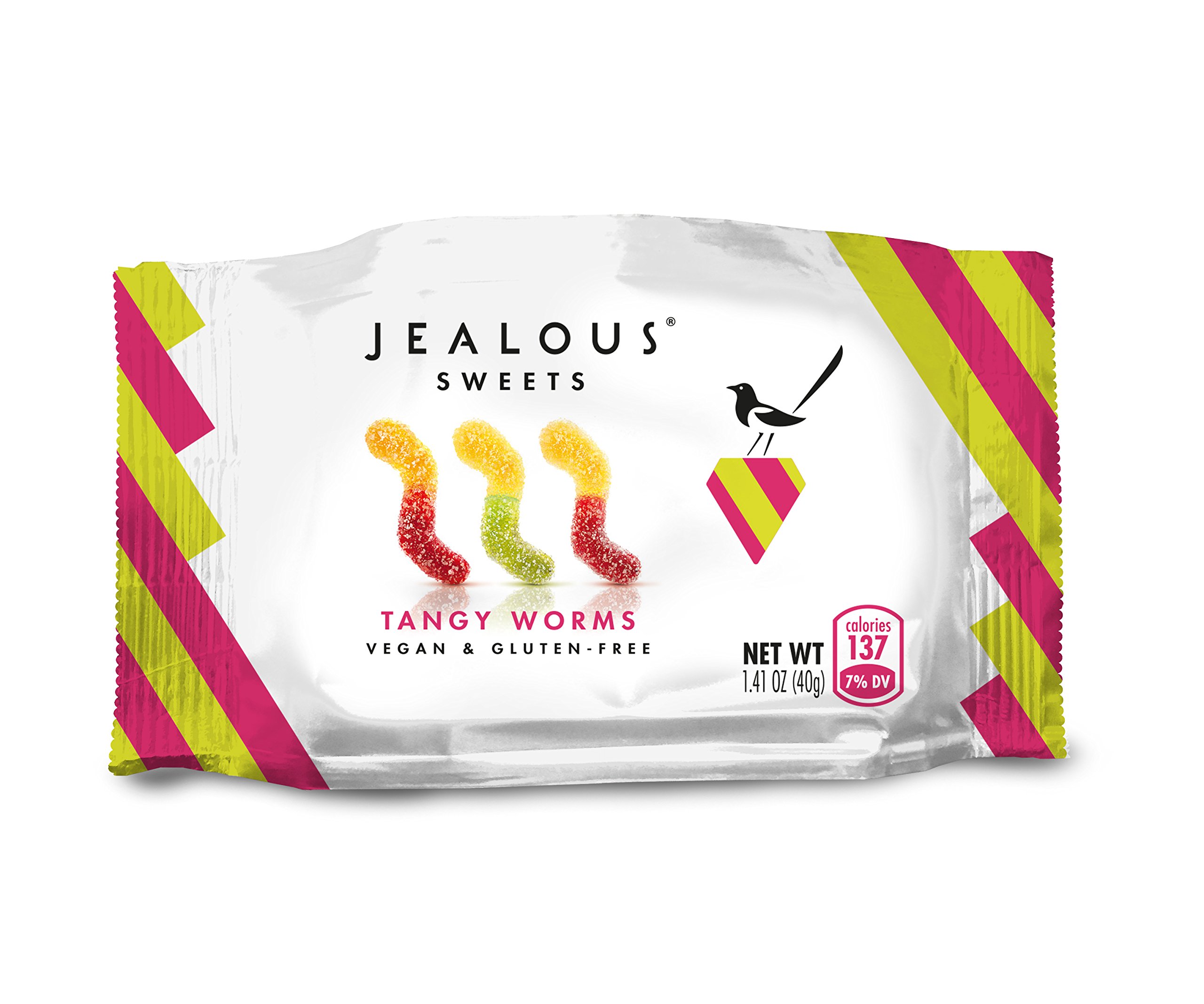 Jealous Sweets Tangy Worms Jelly, 40 g