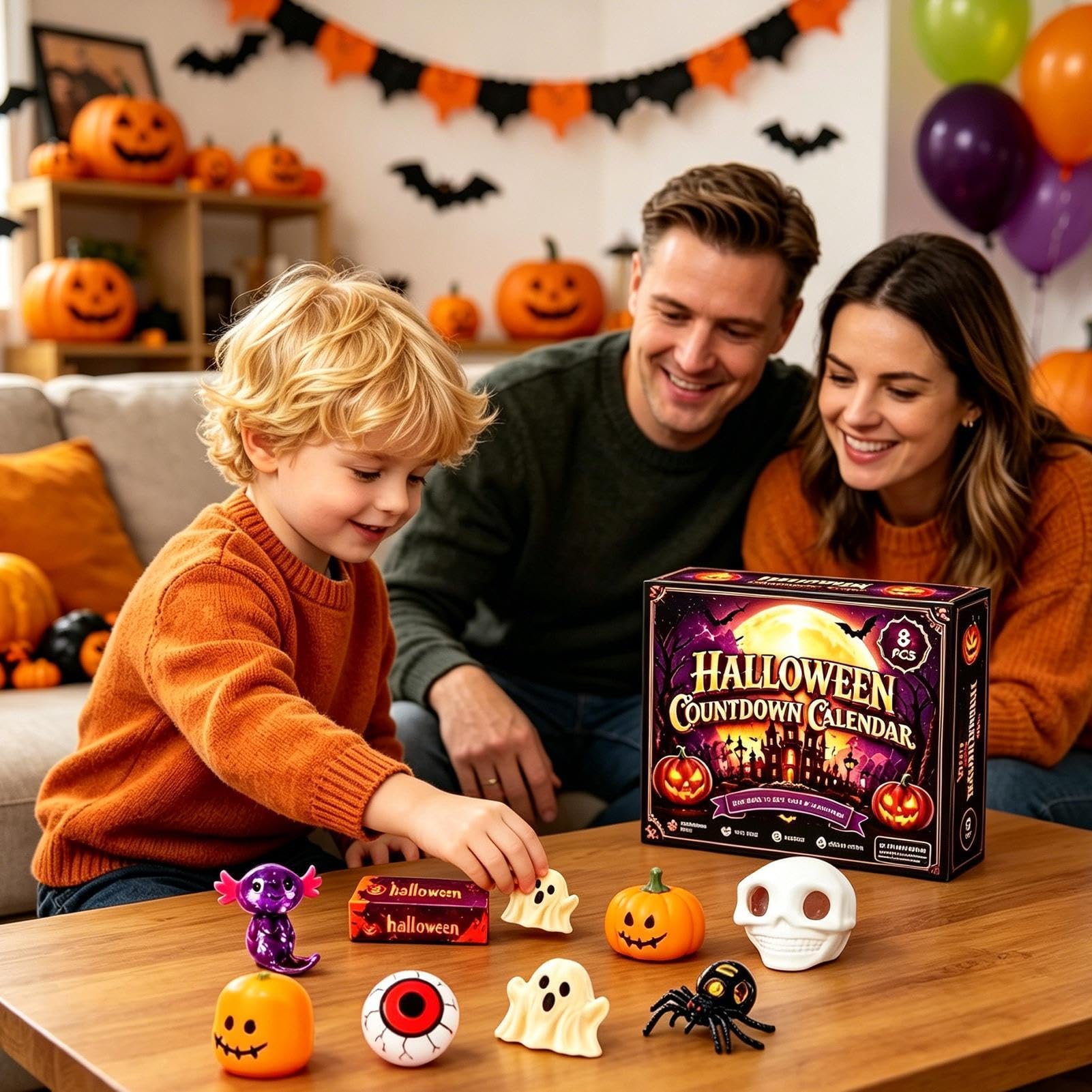 Calendario 'Avvento con conto alla rovescia per Halloween, 8 giorni
