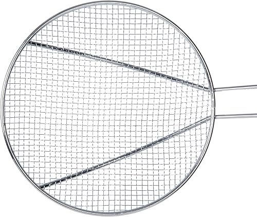 Miniatura 7 de Creole Feast SKM3602 Escumadora de Acero Inoxidable de 36 Pulgadas con Tazón de 8", Colador de Alambre y Cuchara de Malla, Accesorios de Cucharón