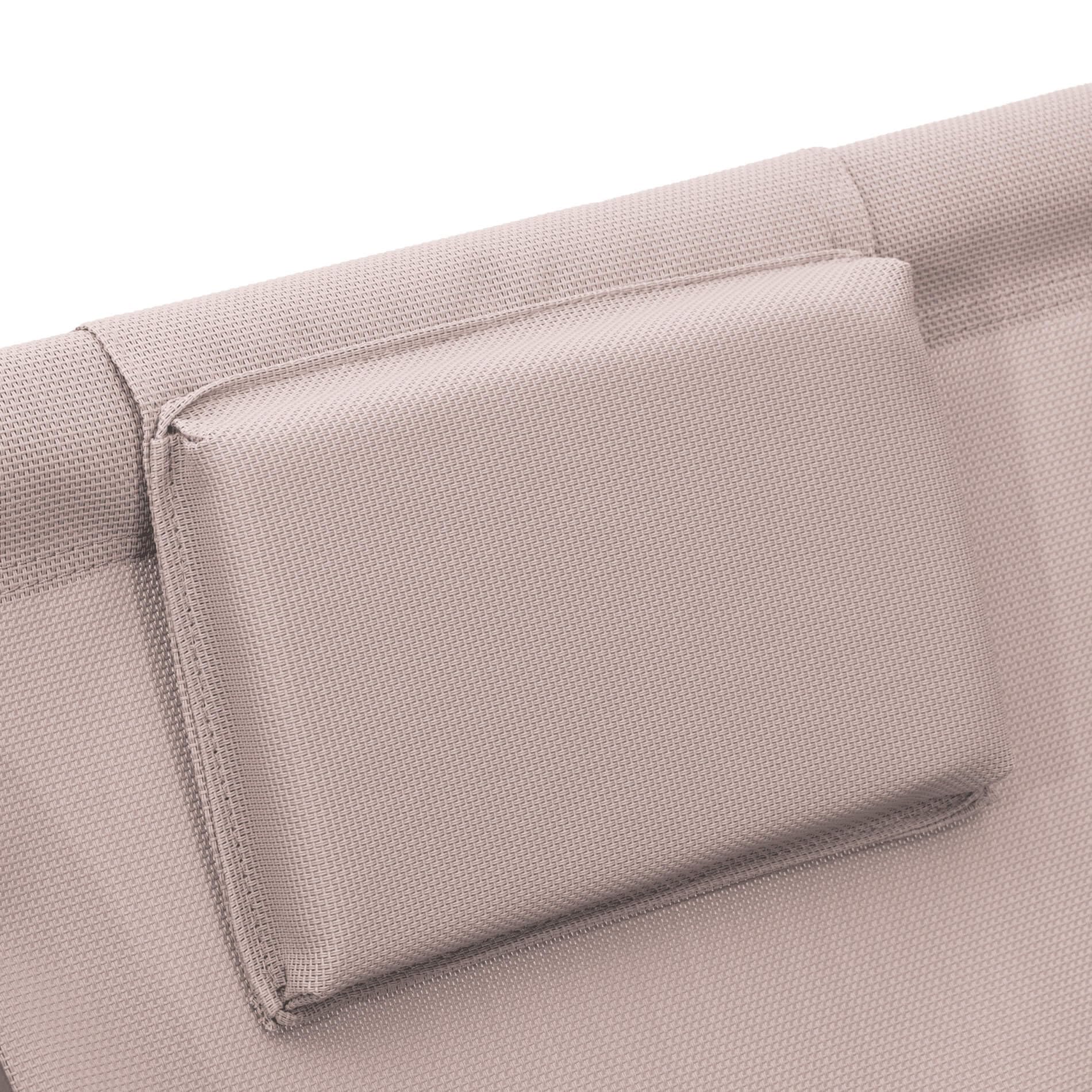 Rebecca Mobili Chaise Longue d’Extérieur, Chaise Pliante pour Jardin, Beige Gris Foncé, Aluminium Polyester, Inclinable, pour Balcon Camping - Dimensions HxLxP : 93 x 58 x 92 cm - Art. RE7146