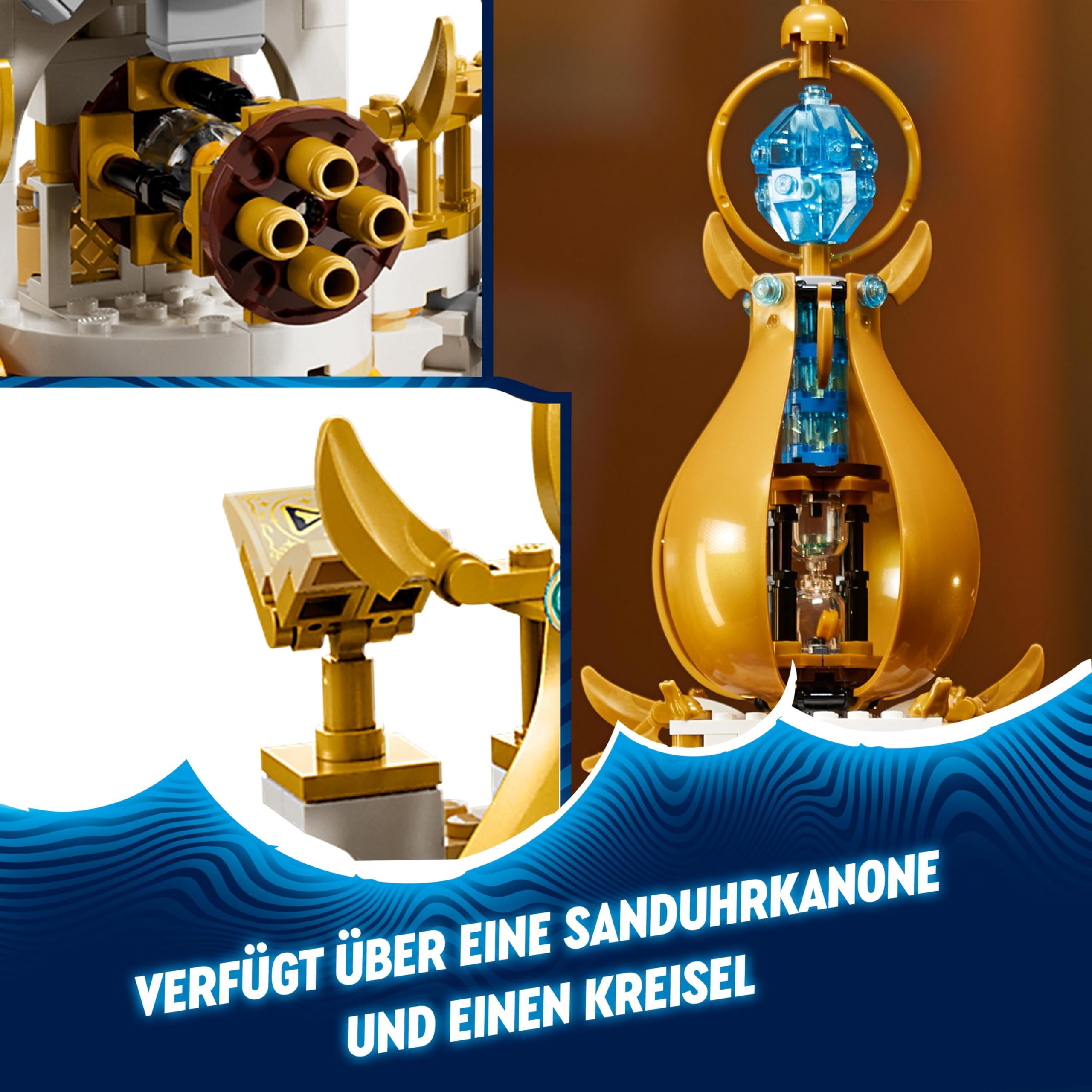LEGO DREAMZzz 2-in-1 Turm des Sandmanns, Schloss-Spielzeug für Kinder zum Bauen, Set mit Fantasy-Tieren inklusive Spinne und Vogel, Geschenk für Mädchen und Jungen ab 9 Jahren 71477
