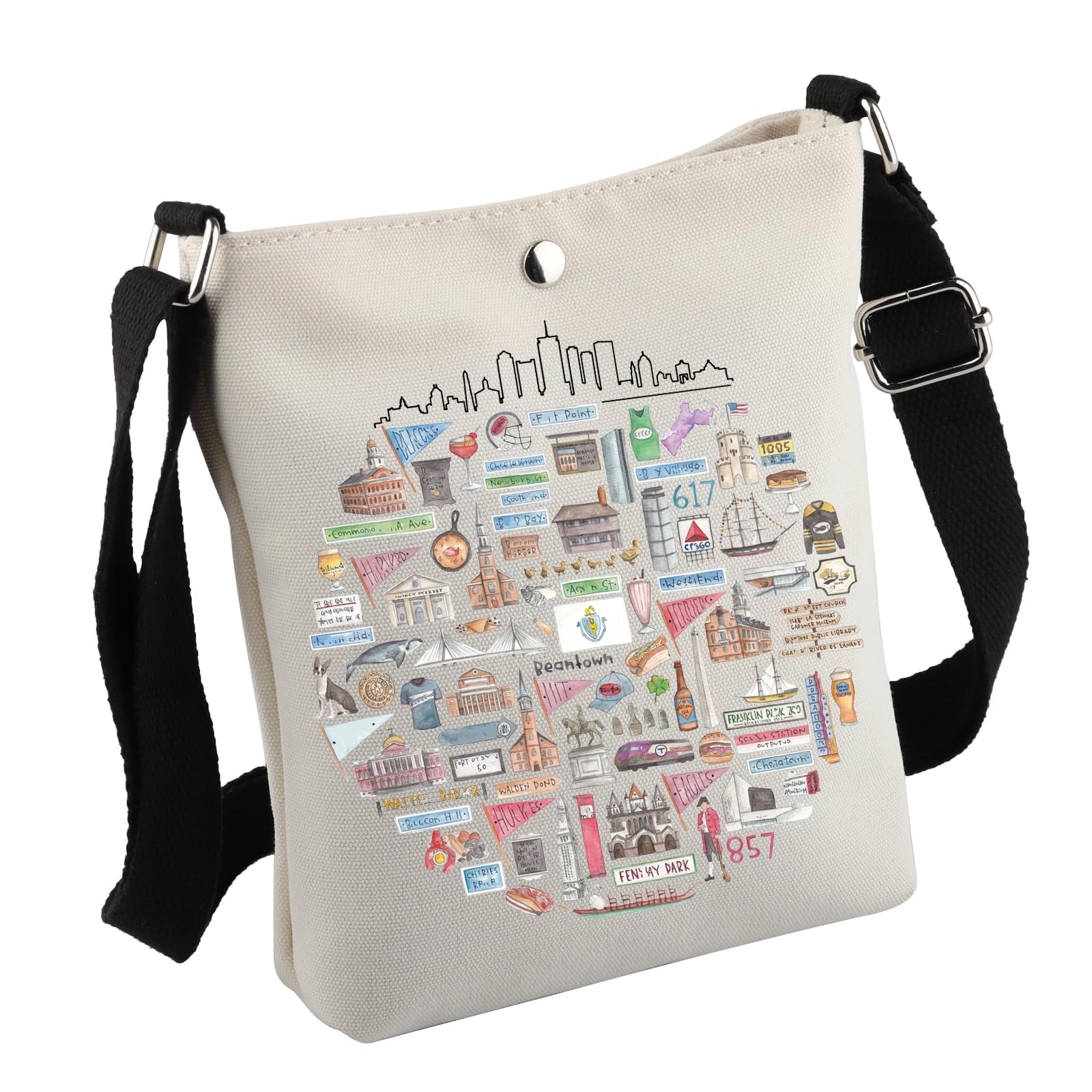 MNIGIU Travel Tote Bag Travel Souvenir Gift Travel Bag Housewarming Gift