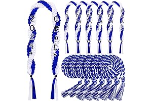 Blue Satin Graduation Leis and Cords: Celebrate the Class of 2024 in Style
