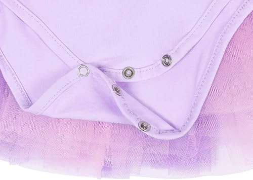 Miniatura 6 de WonderBabe Girls Ballet Dress Short Sleeve Leotards Skirted Dance Tutu Dress Princess Birthday Party Fancy Costume