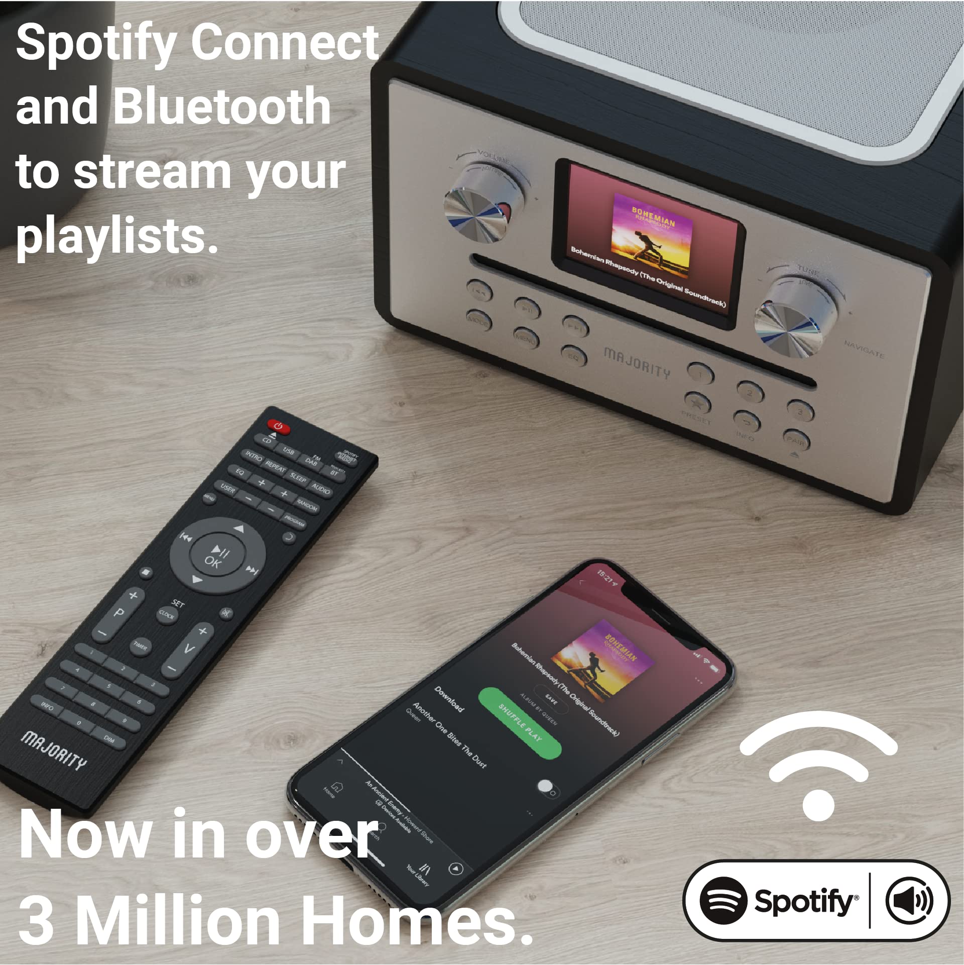 Buy MAJORITY Homerton 2 Smart DAB, FM Radio & CD Player 40