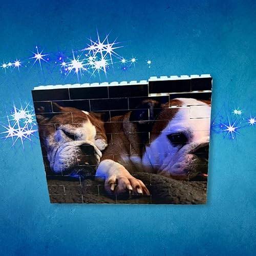 BRICK YOUR PIC Rompecabezas de fotos de bloques de construcción personalizado regalos personalizados únicos para adultos parejas niños familiares o