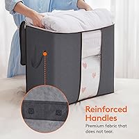 Vista 3 de Lifewit - Bolsa organizadora de almacenamiento de ropa, gran capacidad, 90 litros