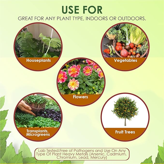 Since Earthworm Castings are organic and chemical-free, they are safe for both plants and the environment. They can help improve soil structure, water retention, and aeration, making it easier for plants to absorb nutrients and thrive. Regular use of this all-natural fertilizer can lead to stronger, healthier plants with increased resistance to pests and diseases. Description by ChatGPT.