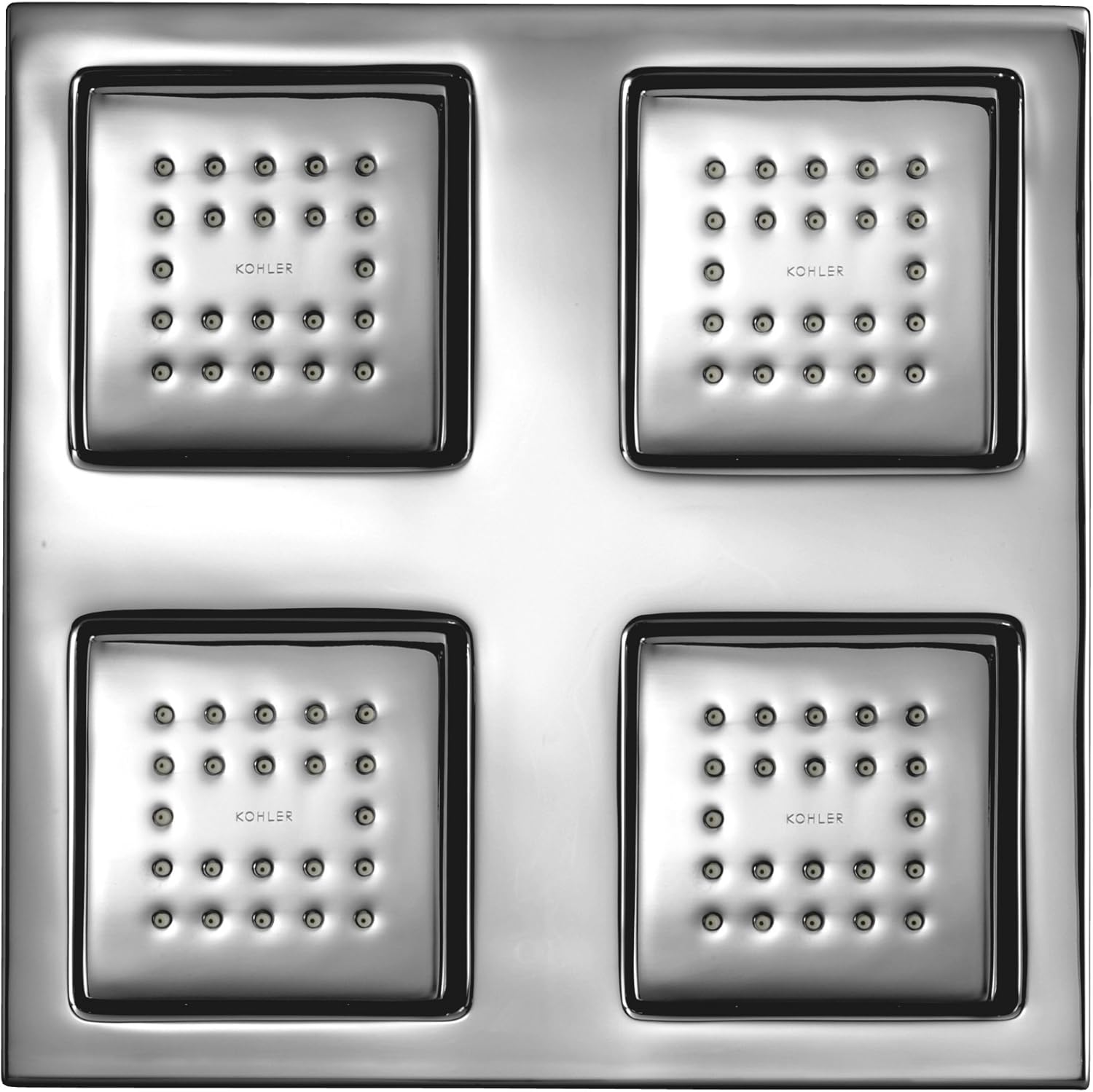 Kohler K8031CP Watertile Square Rain Overhead Showering Panel