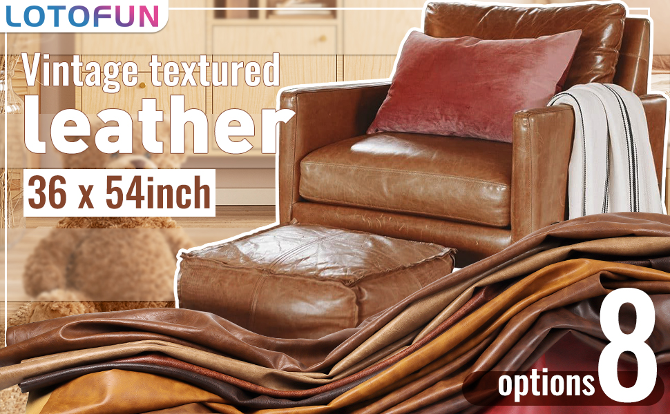 Amazon.com: LOTOFUN Upholstery Faux Leather Sheets: 52