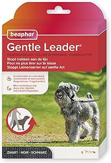 BEAPHAR - Gentle Leader® - Hundehalfter Für Kleine Rassen - Aus Nylon - Trainingshilfe Zur Kontrolle Und Führung - Von Tiertrainern Empfohlen - Größe S - Schwarz product image