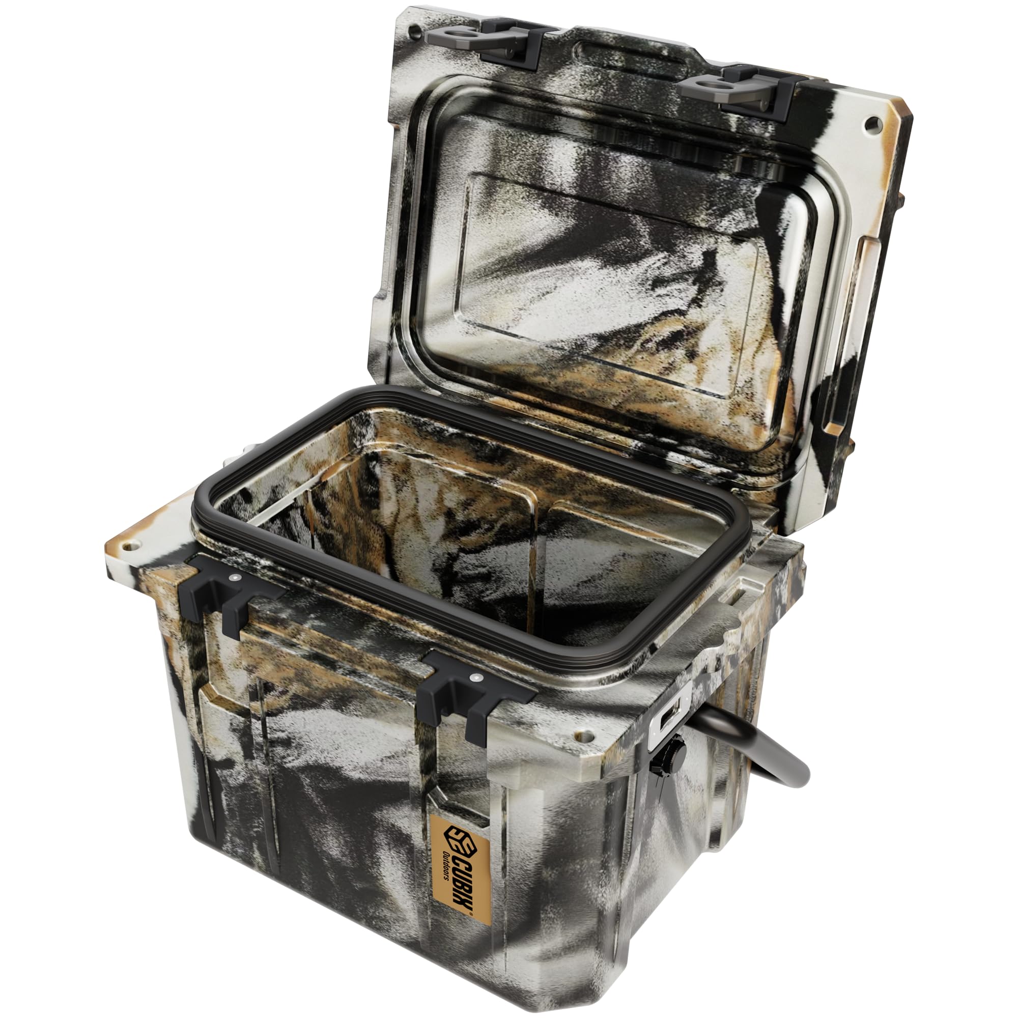 Amazon.com: Cubix Outdoors QuadraX 10QT Rotomolded Hard Cooler – 3