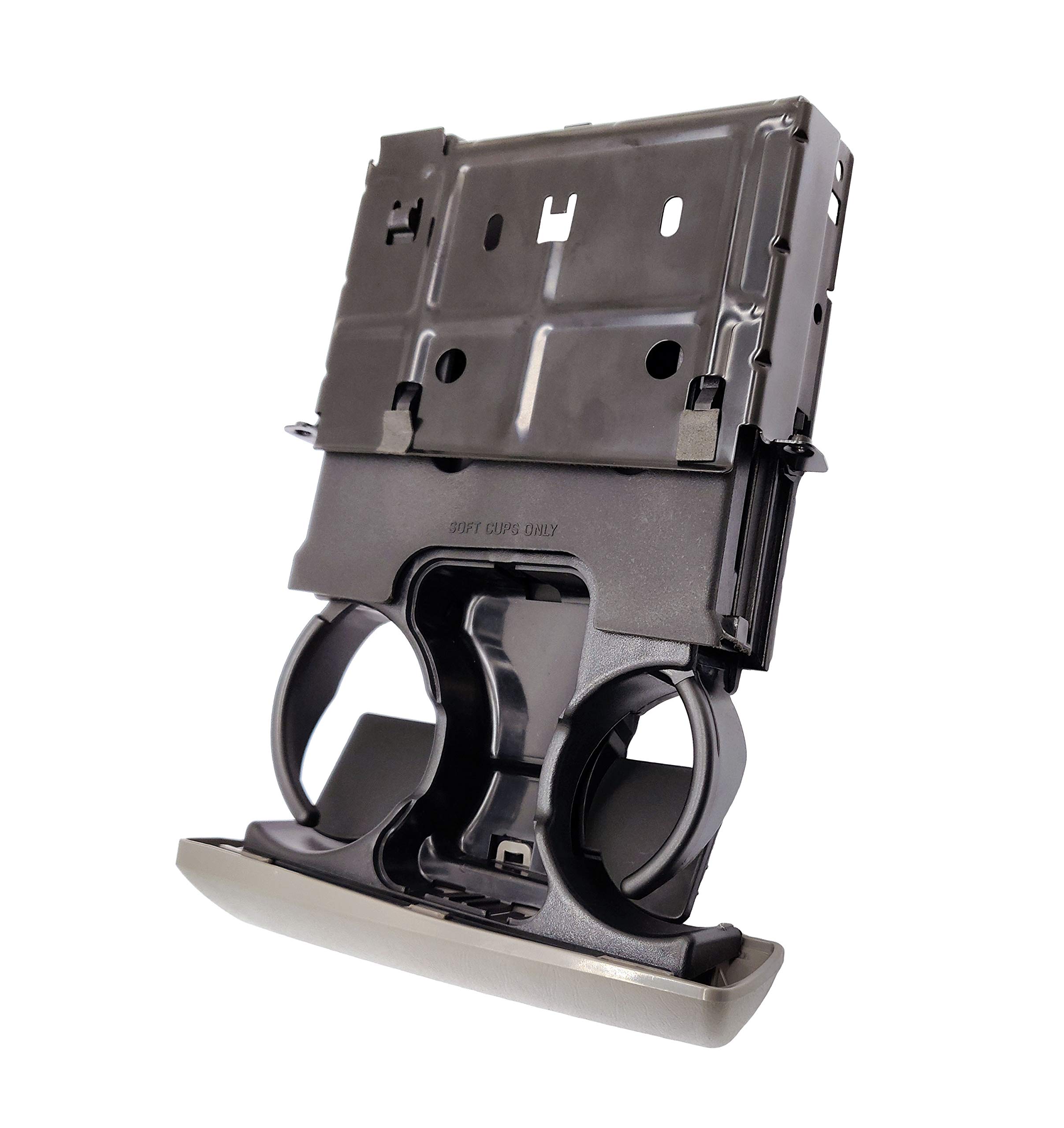 5C3Z2504810AAD Front Dash Cup Holders Gray Medium Flint for 2005 2006 2007 Super Duty Ford F250 F350 F450 F550 5C3Z-2504810-AAD