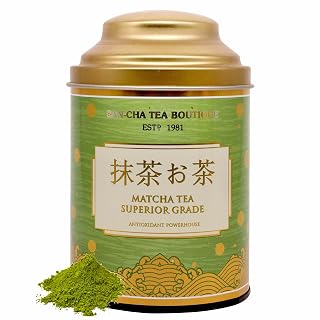 Sancha Tea Boutique| Superior Matcha Green Tea Powder | Ceremonial Grade | Imported from Japan | Premium Umami Matcha | 50g