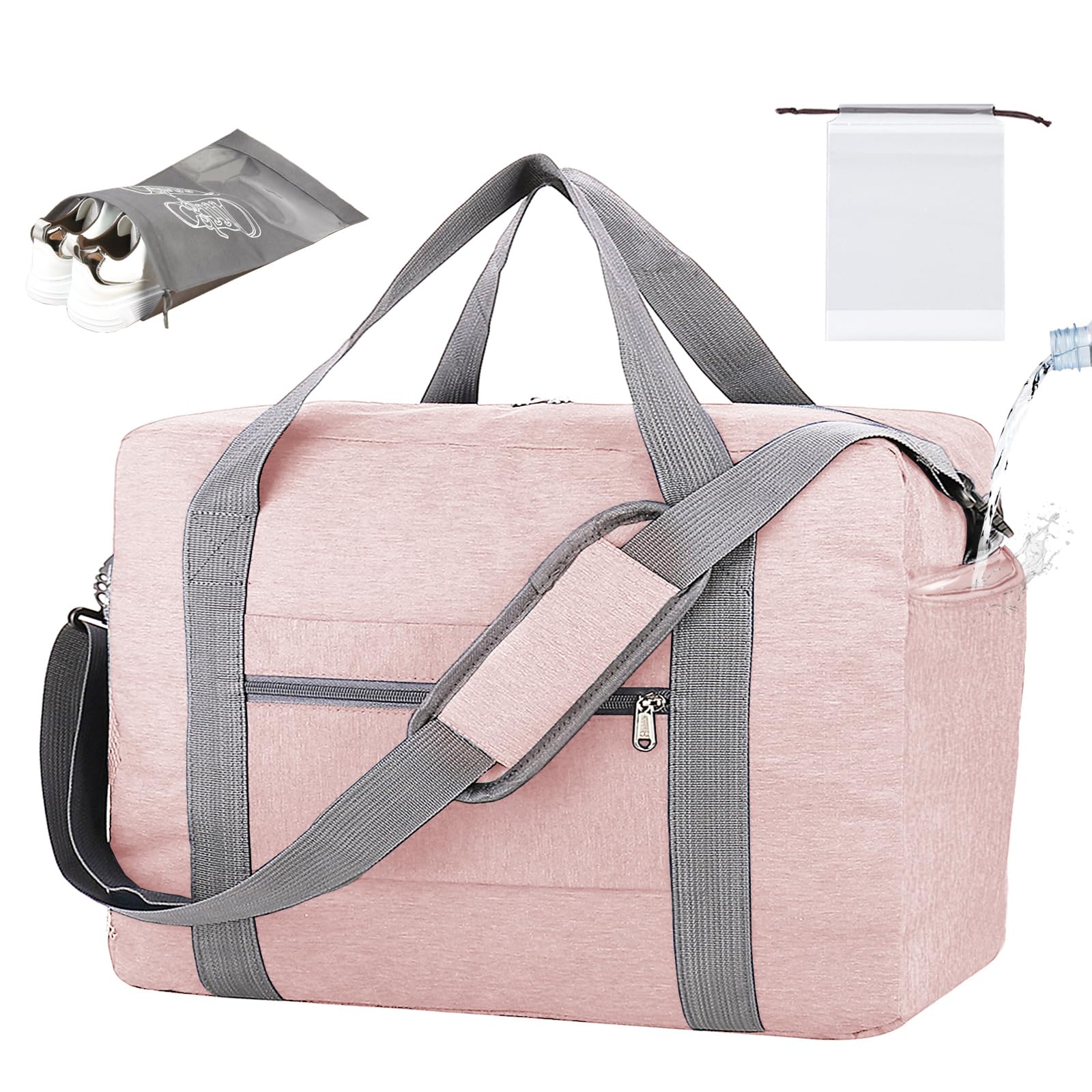 For Spirit Airlines Personal Item Bag 18x14x8 with Wet Pocket Foldable Travel Duffel Bag Underseat Carry on for Men & Women