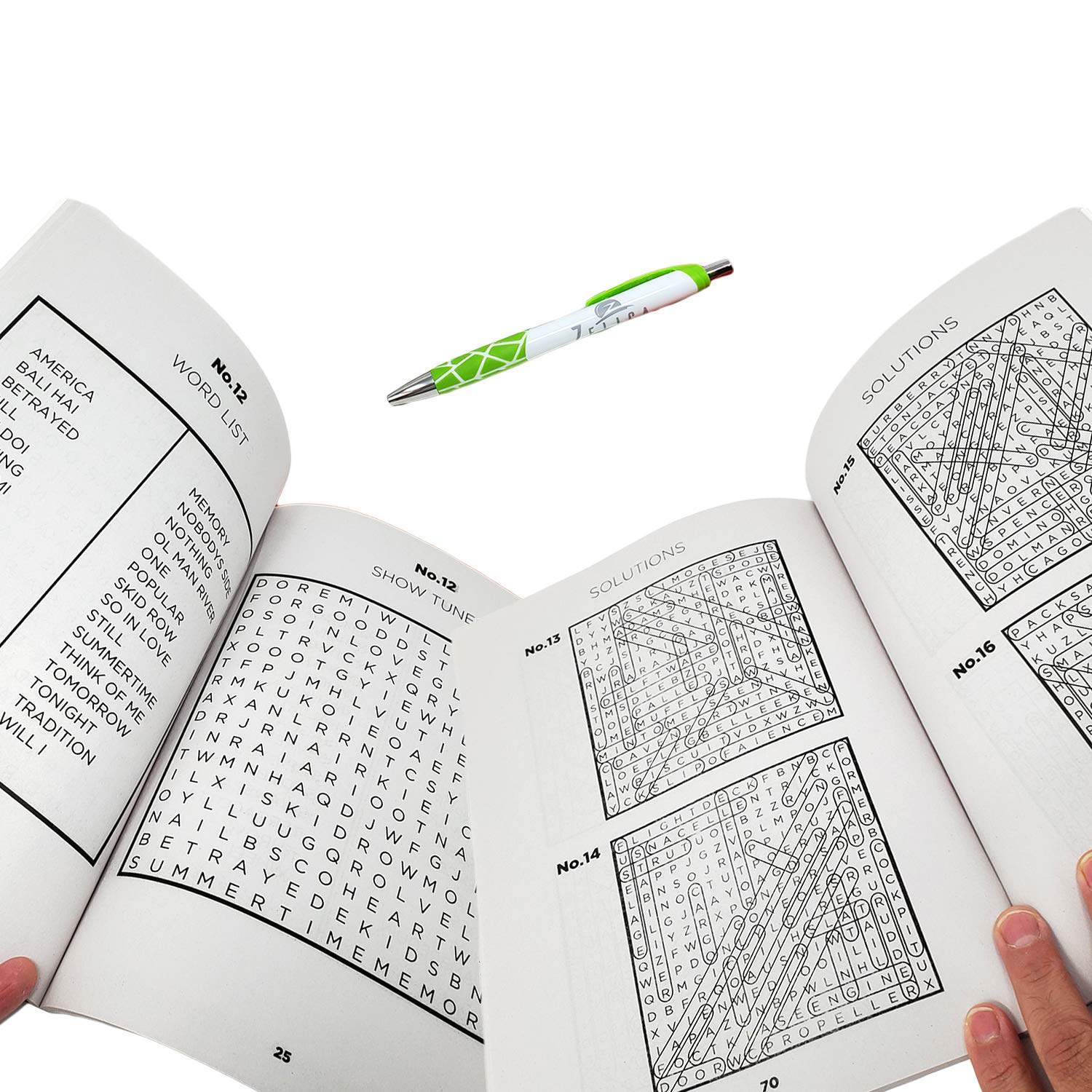 Buy 80 Page Word Search Word, Find The Word Puzzle Books with Pen ...