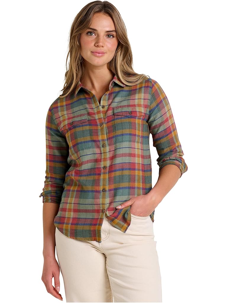 Multi Toad&Co Re-Form Flannel Long Sleeve Shirt