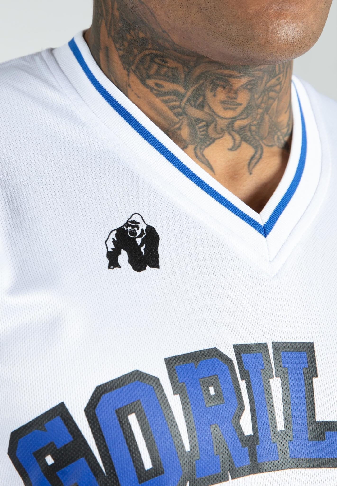 GORILLA WEAR San Mateo T-Shirt White/Blue