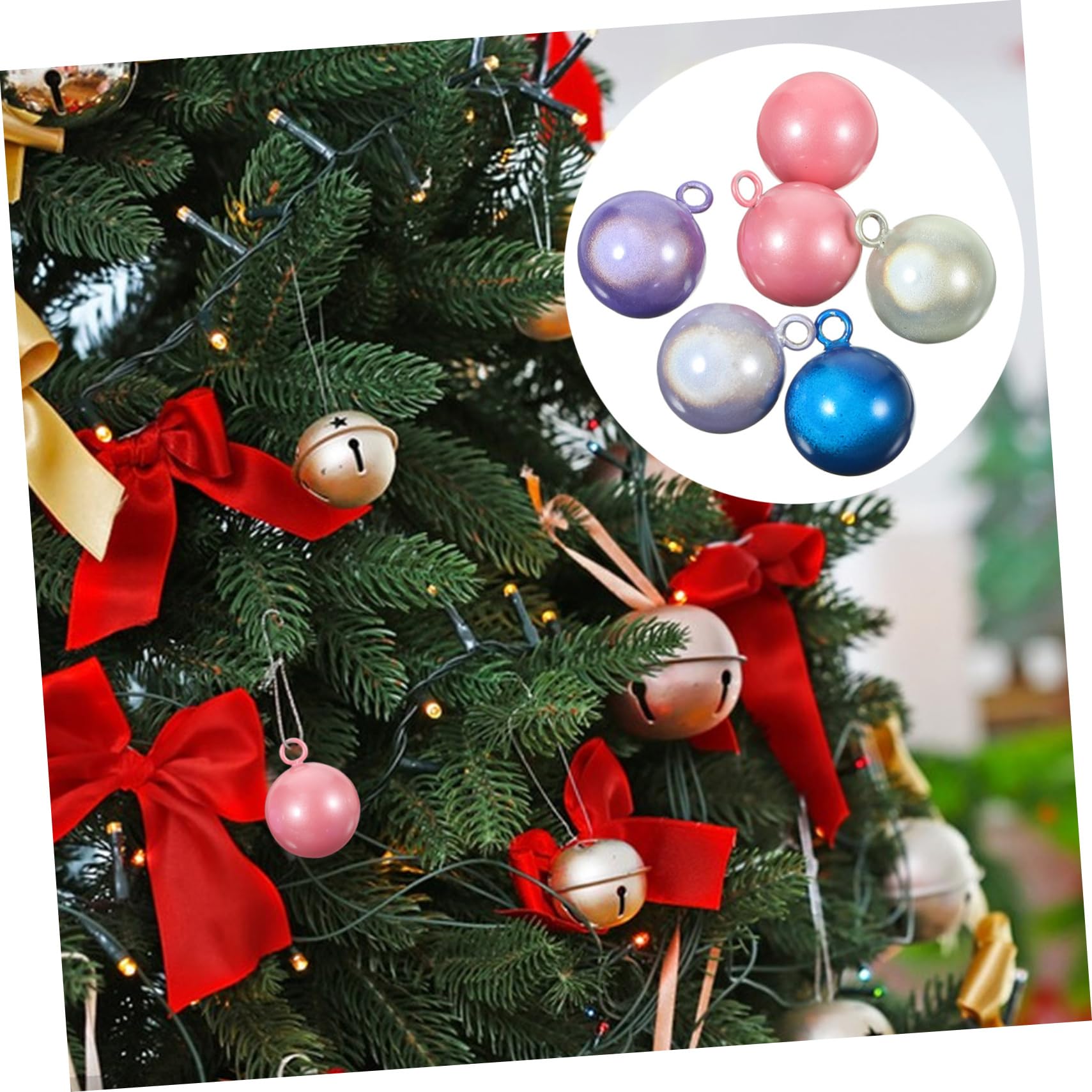 3 Set Di Piccole Campane Dacqua Giapponesi Decorazioni Pendenti Rotonde Accessori Appesi Decorazioni Per Zaino Portachiavi 6 Pezzi * 3