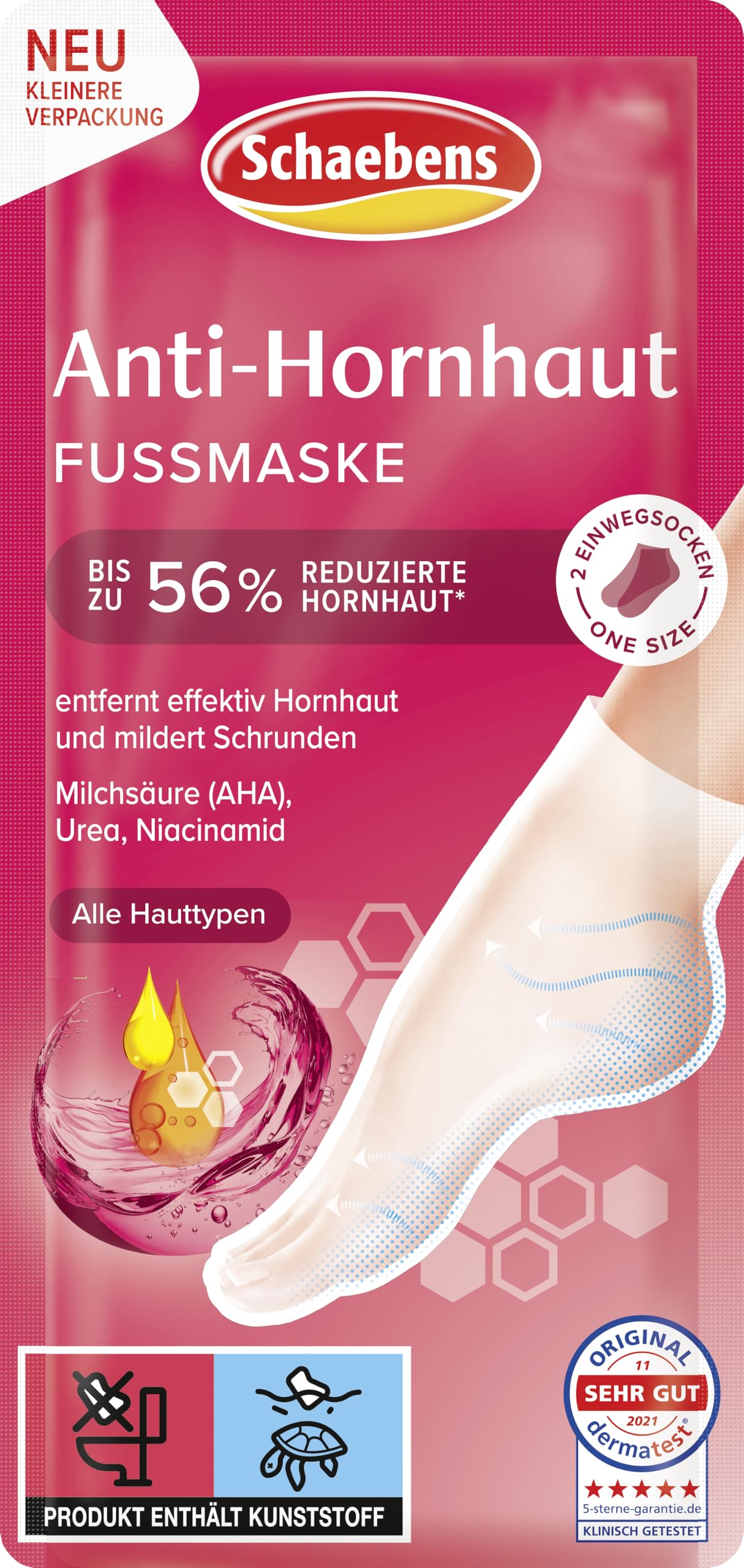 Fußmaske gegen hornhaut Clearance