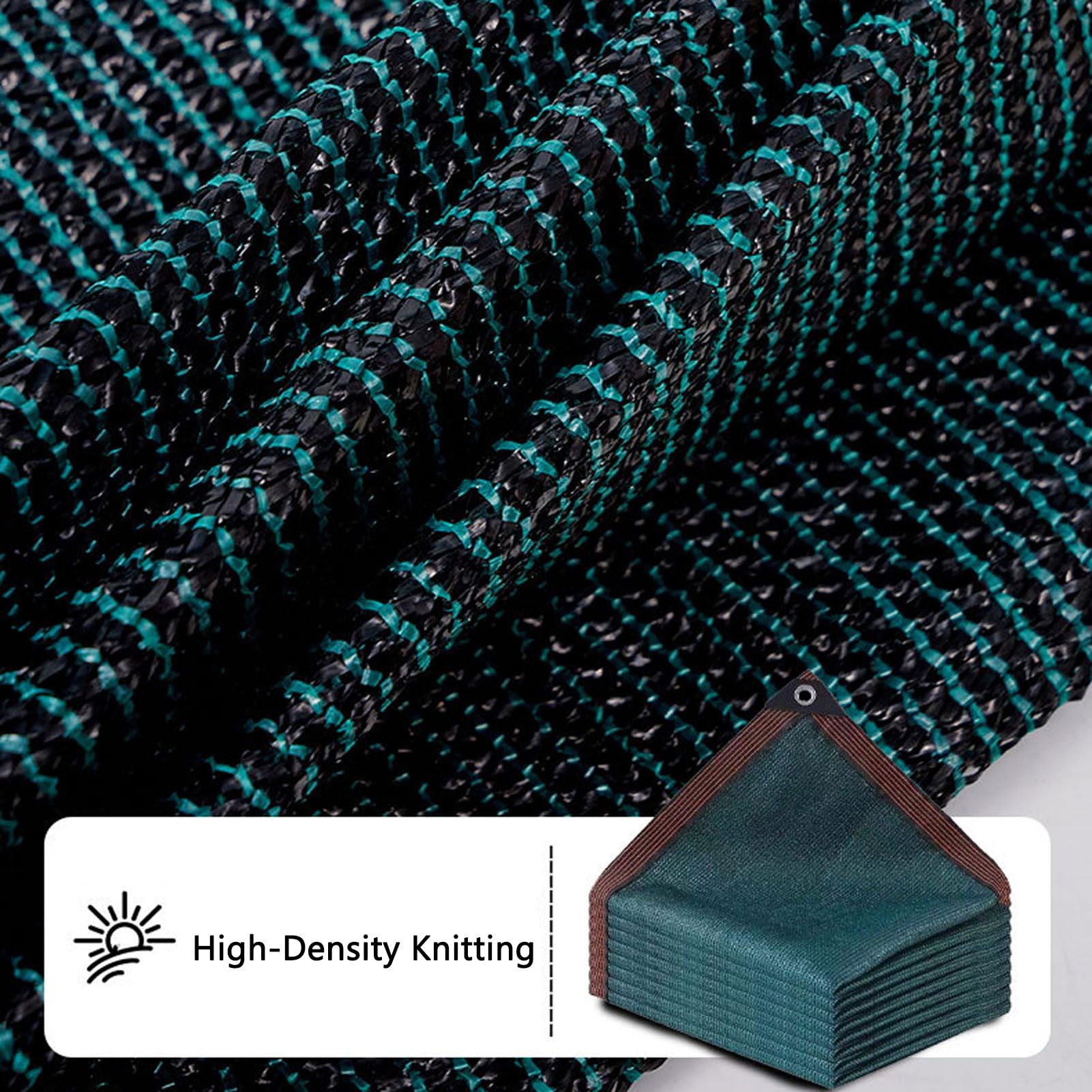 Pera e Solut - Copertura con occhielli per proteggere le piante, serra, fienile o canile, 4 x 15 m, protezione UV al 90%