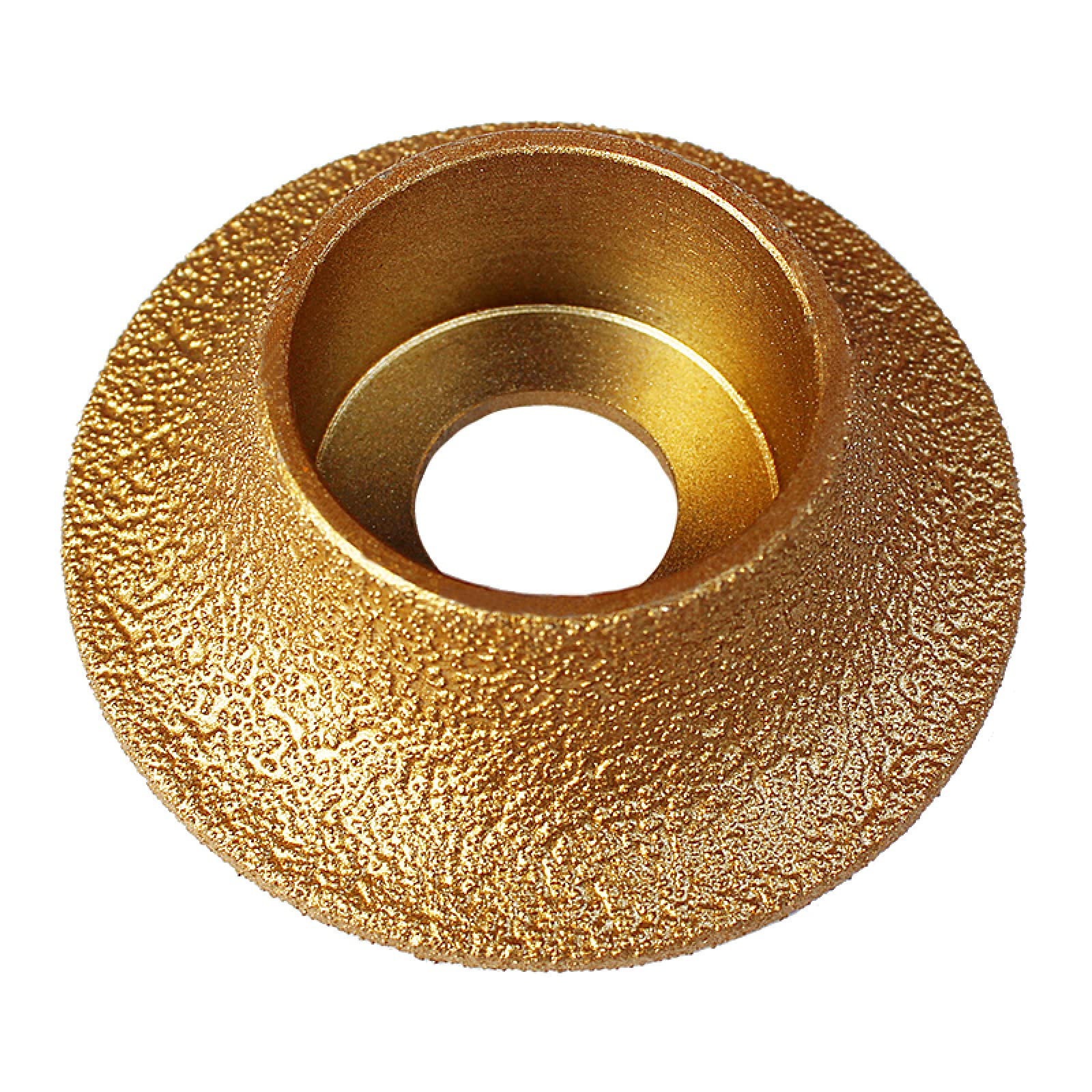 1pc 74mm * 20 * 10-40 Discos De Borde De Mármol De Diamantes De Soldadura Rueda De Molienda De Ángulo 1/4 Rueda De Perfil De Mano Redonda MX48,Espesor 15 Mm