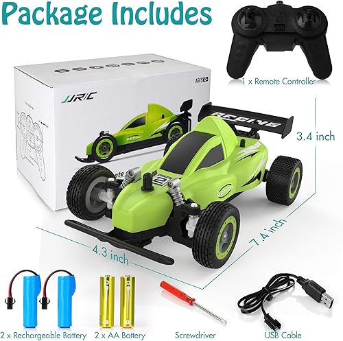 Miniatura 7 de Coche de carreras RC 4WD de 24 GHz coche de control remoto de alta velocidad de 10-15 KMH coche RC de deriva de alta velocidad escala 120 velocidad