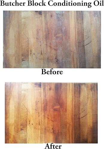 Bloque de carnicero de 16 onzas, acondicionador y restaurador de aceite, seguro para alimentos, 100% natural, ideal para cualquier superficie de