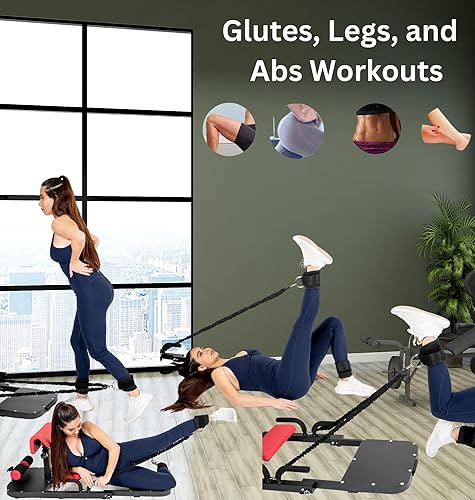 Miniatura 4 de Bandas de resistencia para máquina de empuje de cadera y máquina de sentadillas Sissy - Banco de empuje de cadera, máquina de glúteos - Máquina de