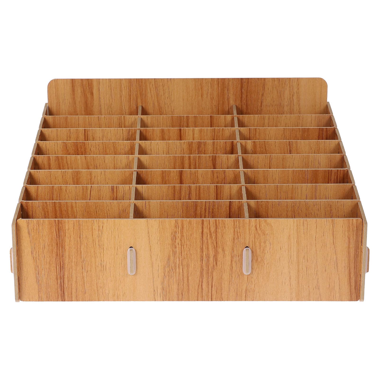 Boîte de rangement téléphone portable bois cases organisateur bureau réunion