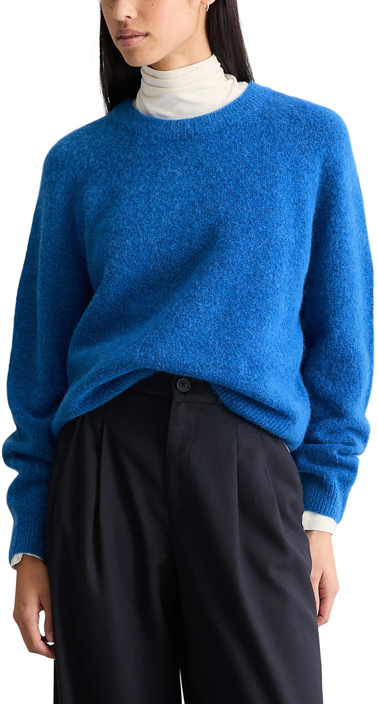 Marc O'Polo Denim Strickpullover Relaxed aus kuscheligem Alpakawolle-Mix