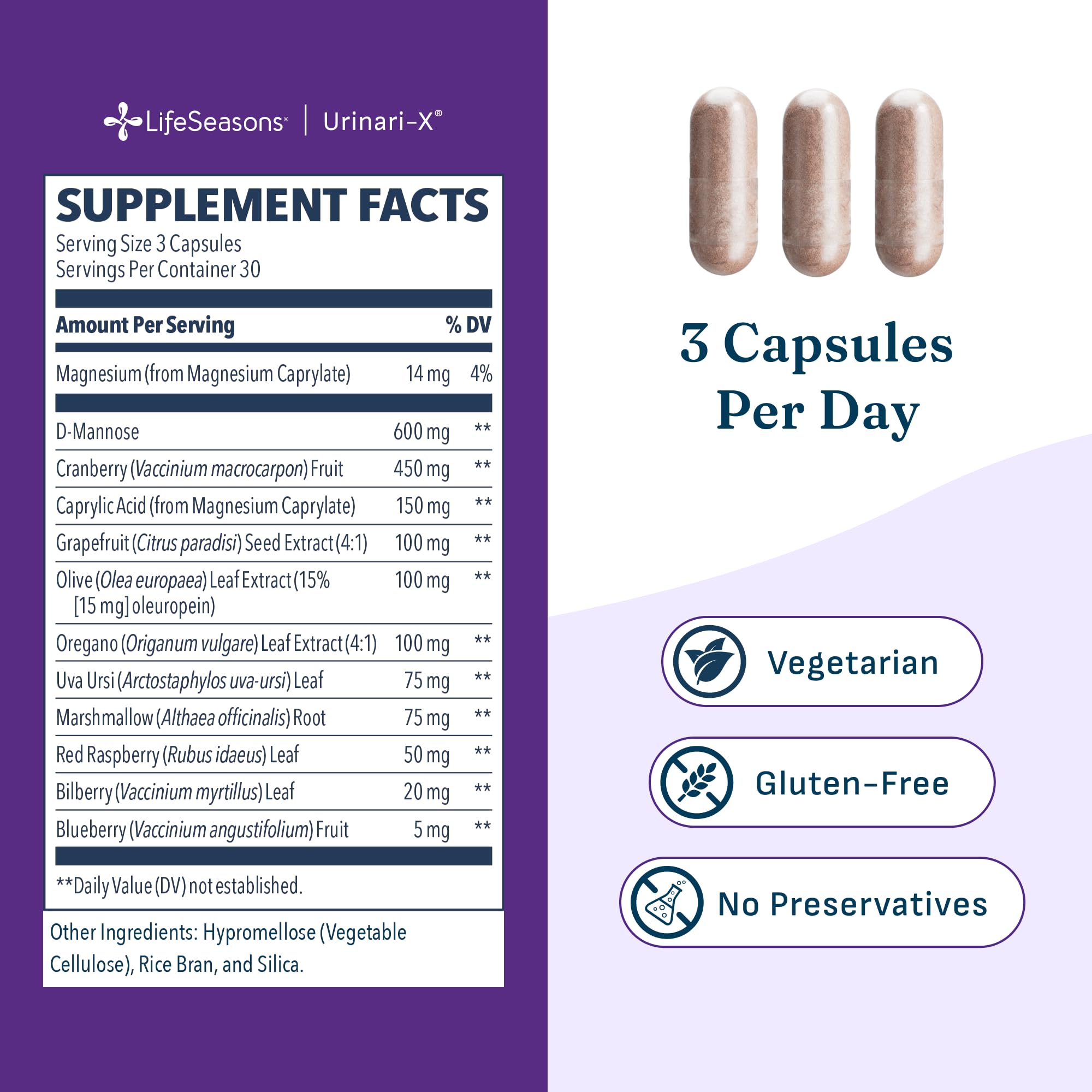 Urinari-X - Urinary Tract Support & Fast-Acting UTI Relief - 90 Capsules — Amazon image 6