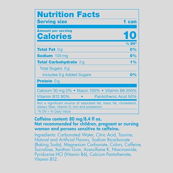Red Bull Sugar Free Energy Drink, 8.4 Fl Oz, 6 Cans