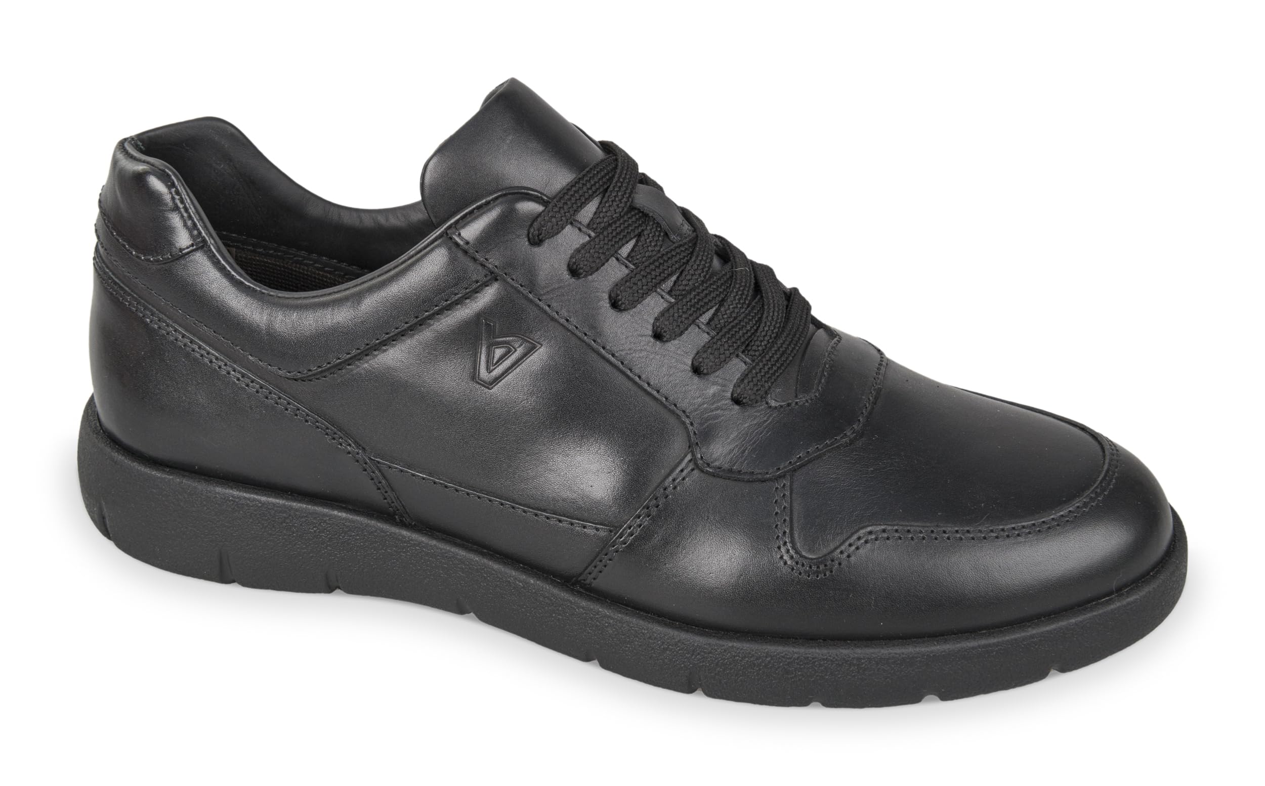 Valleverde Stringata Uomo 36985 in Pelle Nero EU 42