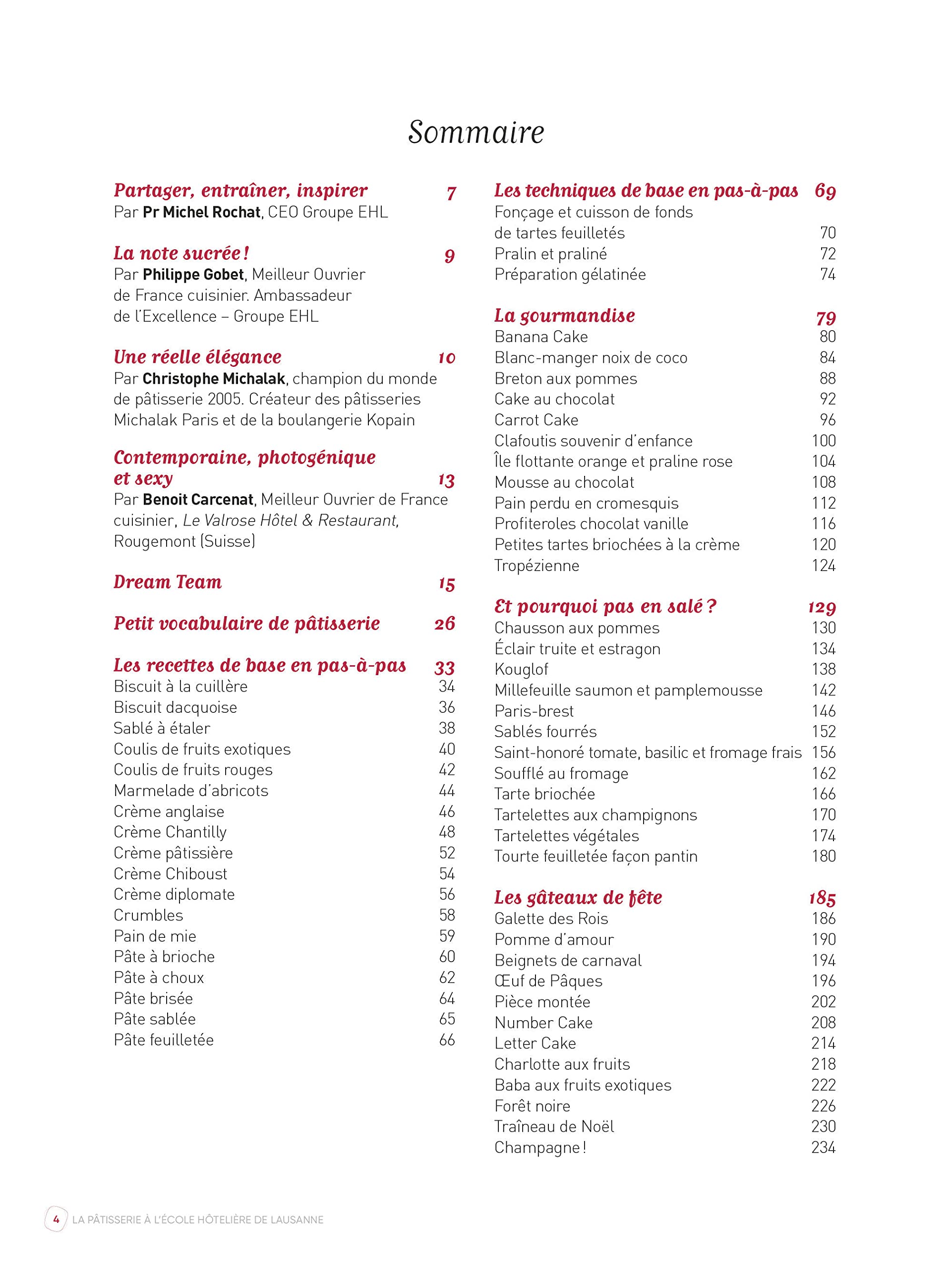 La pâtisserie à l'EHL - École hôtelière de Lausanne: 60 recettes sucrées et salées