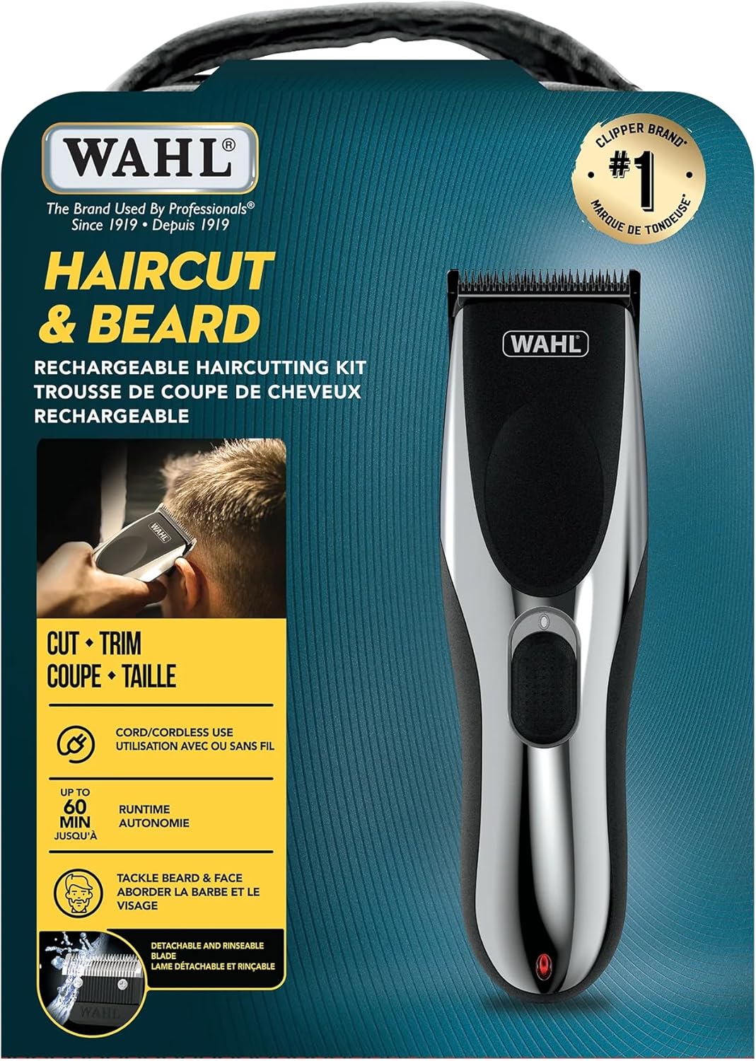 Wahl 3104 Haircut & Beard is Cord/Cordless Kit