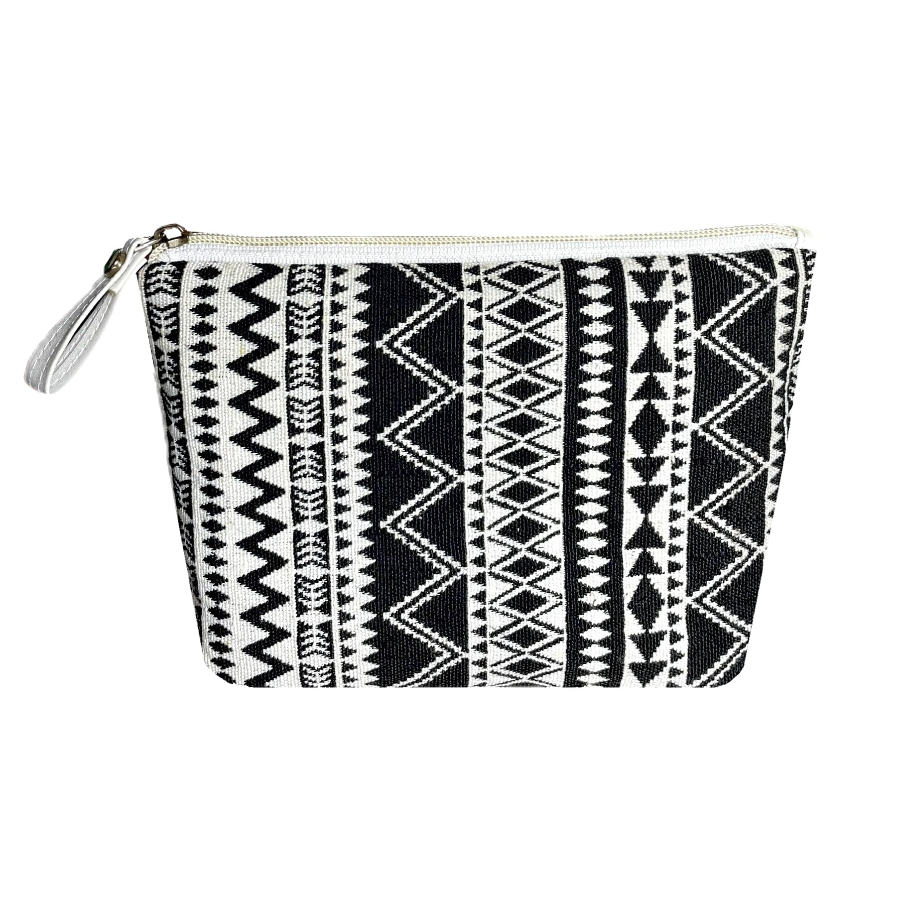 Handy Pouch Jaipur Black for Women's Canvas Pouch-image-31