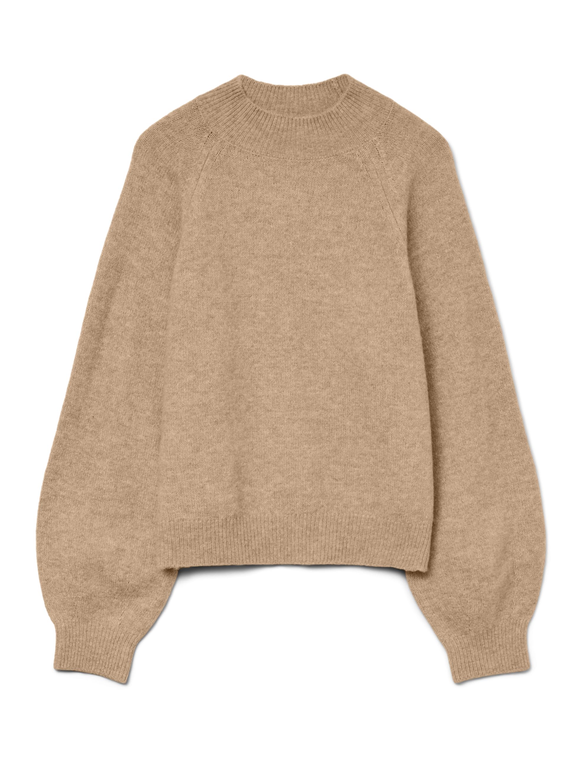 VERO MODA Knitted Pullover VMLEAF Knitted Pullover XL, Silver Mink, XL