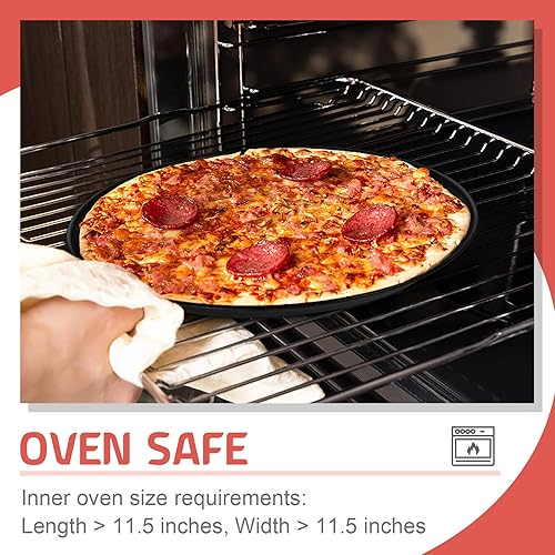 Miniatura 7 de P&P CHEF 10 Inch Pizza Pan, Non-Stick Pizza Tray, Round Baking Pan for Oven, Healthy Bakeware and Serving Plate, Stainless Steel Core & Reusable,