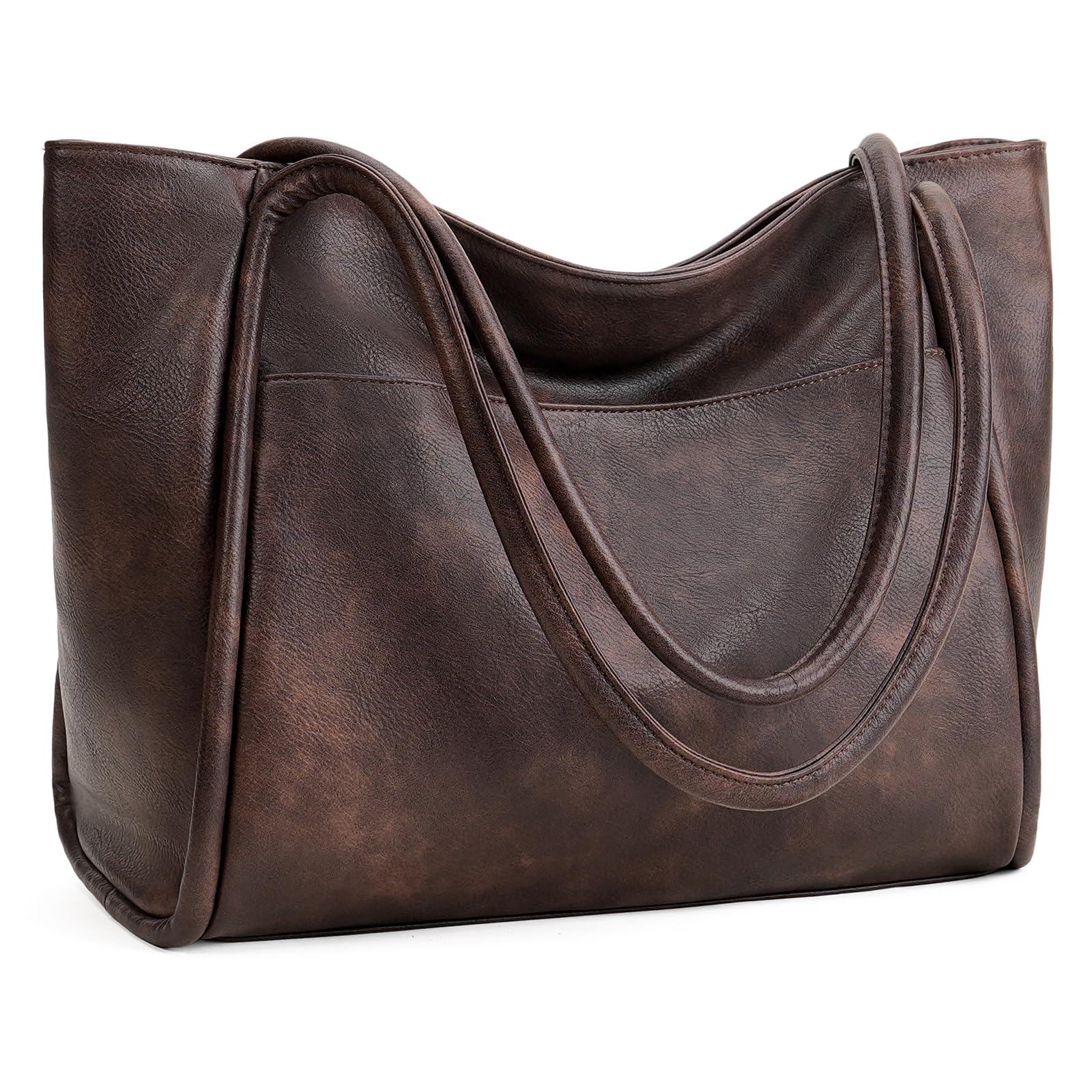 GAEKEAO Tote Bag for Women Work with Zipper Vegan Leather Ladies Travel Shoulder Bags Purses and Handbags Casual