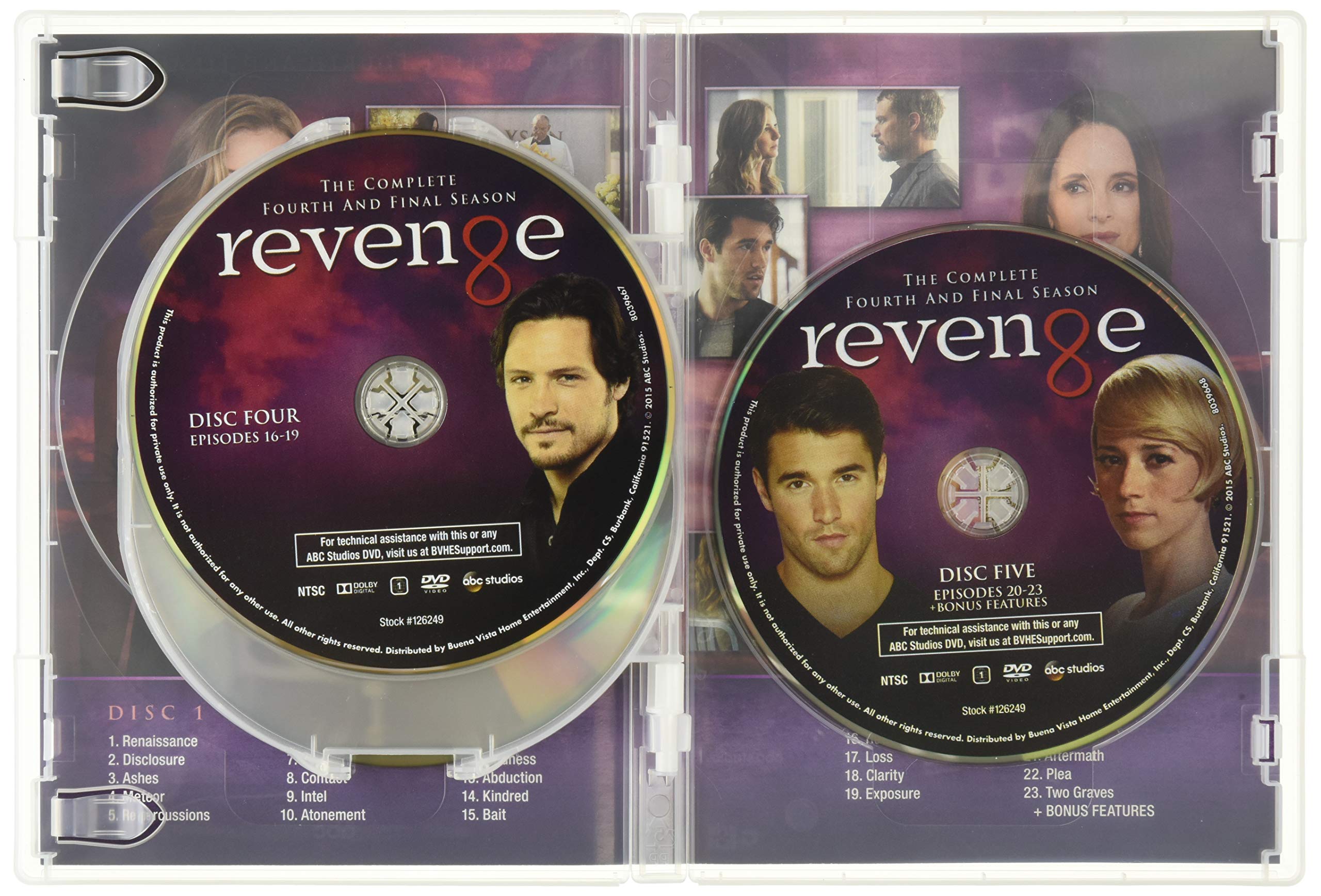 Revenge: The Complete Fourth and Final Season [Region 1] : Amazon