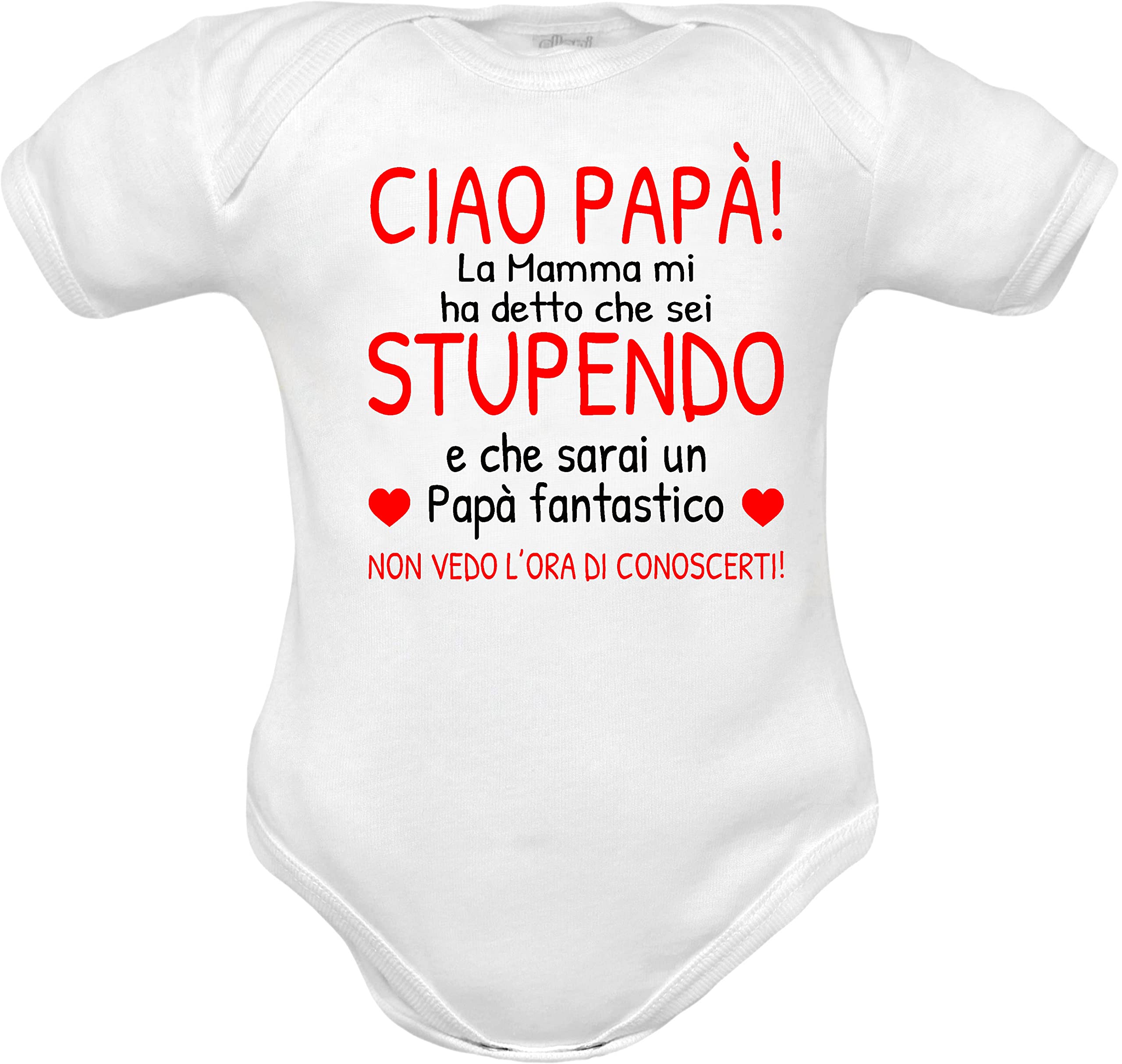 body neonato Papà Stupendo e fantastico Mamma stupenda e meravigliosa regalo nascita