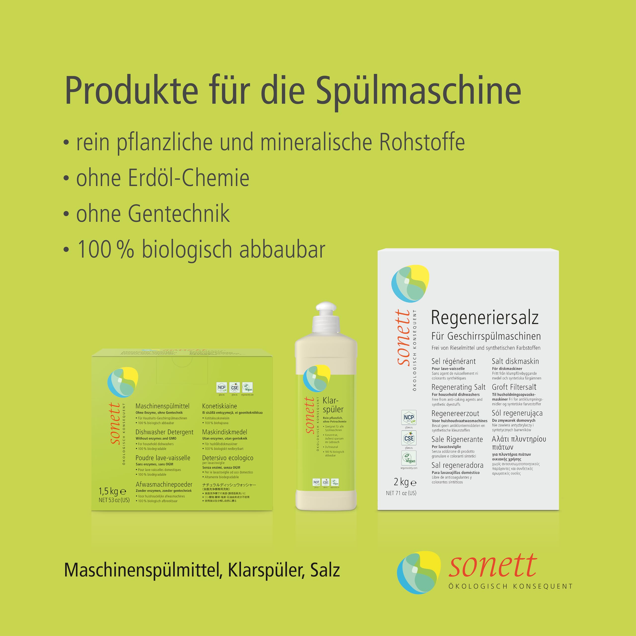Sonett Sale rigenerante senza solventi: coloranti sintetici e altri additivi, 2 kg